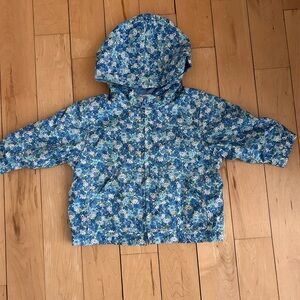 GAP Blue Floral Kids Lightweight Jacket